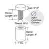 Frameware LLC Eco Lite Standoffs 1" Diameter Eco Lite Standoff