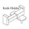 Frameware LLC Mighty Mount Object Holders Knife Holder | Pack of 1 | FWMMKH3263 Mighty Mount Object Holders