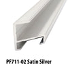 Frameware LLC Aluminum Moulding Aluminum Moulding Chops | Profile 711 | Satin Silver